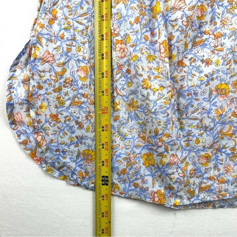 J. Crew Tunic Tie Waist Afternoon Floral Dress Beach Resort NWT